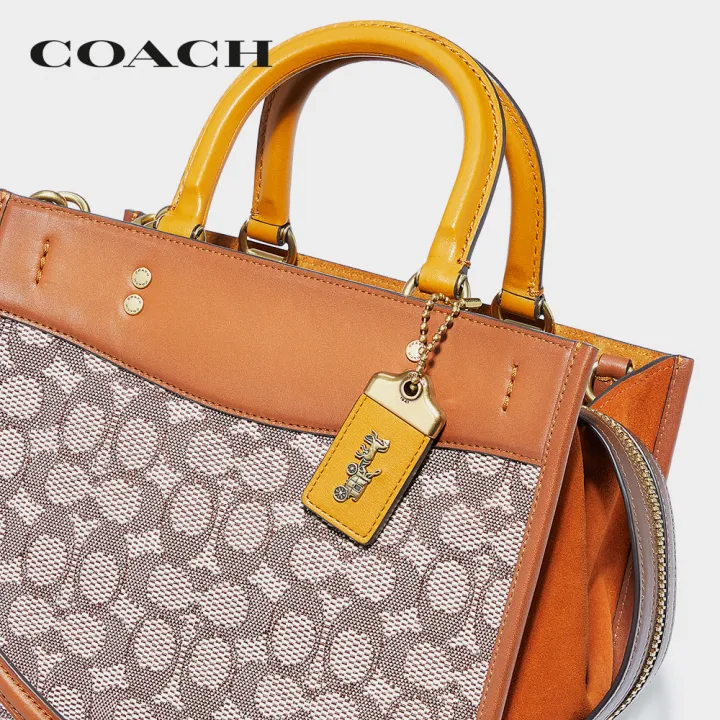 coach-กระเป๋าถือผู้หญิงรุ่น-rogue-25-in-signature-textile-jacquard-สีน้ำตาล-c6444-b4ta7