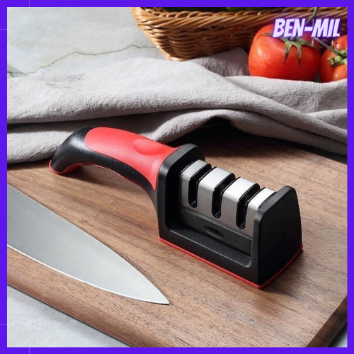 tumbler rolling knife sharpener 3 stage