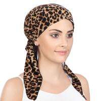 2020 New fashion Muslim hijab caps for women Leopard print arab wrap head scarf hijab underscarf caps turbante bonnet