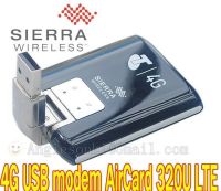 ปลดล็อคไร้สาย AirCard Sierra 320U LTE 4G WIFI การ์ดบรอดแบนด์มือถือ150MB GPS MicroSD สล็อตโมเด็ม USB Dongle Pk E5376 E3131