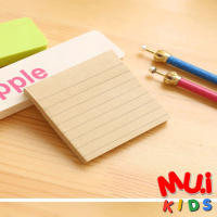 muikids 1 ชิ้น post it โพสอิท กระดาษโน๊ตมีกาว แบบมีเส้น