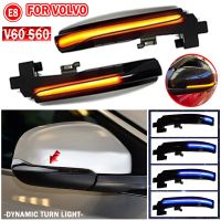 2X LED Sequential Dynamic side mirror blinker Light Turn Signal Lamp For Volvo S60 CC S60 II S80 II V40 CC 40 II V60 V60 CC V70