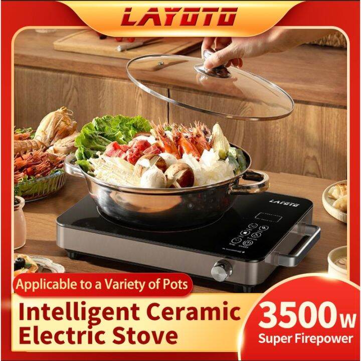 ♕LAYOTO Electric Ceramic Stove Original Burner Infrared Induction