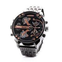 ⌚✶ 5.5cm Oversized Watches Mens Stainless Steel Army Watch 3548