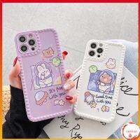 【คุณภาพสูง】?Ready Stock ?เคส Love Border Casing Samsung A03 A12 A71 A51 A72 A52 A02s A50 A50s A30s A32 A70 A70s A30 A20 A11 M11 S20 Plus S20Ultra Note 20 10 Plus 20 Ultra Case Cute Astronaut Phone Case Protective Cover