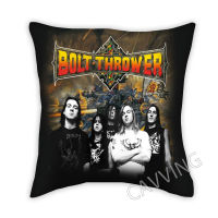 Bolt Thrower 3D พิมพ์โพลีเอสเตอร์ปลอกหมอนตกแต่งโยนหมอนสแควร์ซิปหมอนกรณีแฟนของขวัญตกแต่งบ้าน H01