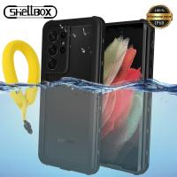 ♝❂ S21 Ultra Waterproof Case for Samsung S21 Plus S20 Note 20 Ultra Covers Water Proof Dustproof Clear Coque for SAMSUNG S21 Case