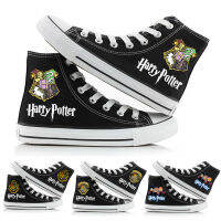 GA New Harry Potter Casual High-Top Canvas Shoes Unisex Shoes Korean Style Students Shoes