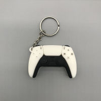 Mini PS5 3D Keychain On Backpack Trendy Game Console Silicone Pendant For Men Women Children Bag Car Keyring Gift Accessories