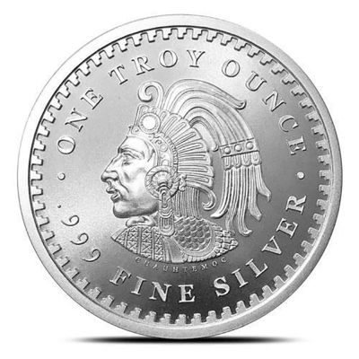 【CC】✈  New Latin Chief Totem Mayan Calendar .999 Troy Ounce Commemorative Coin Civilization Decoration