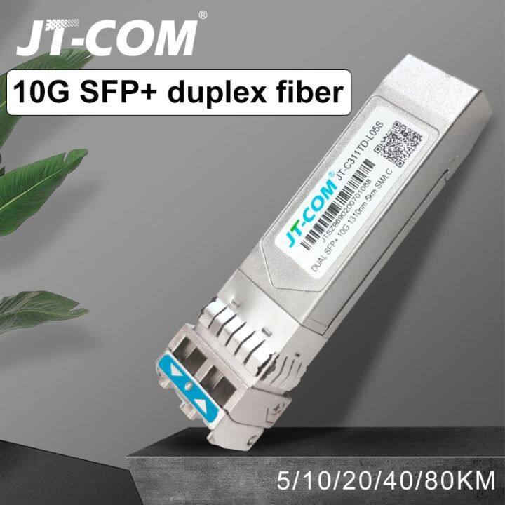 10G SFP+ Duplex LC SFP Module Single Mode 2~80Km Optical Fiber Module ...