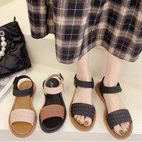 [Shop Malaysia] heus thia flat sandals (ready stock)