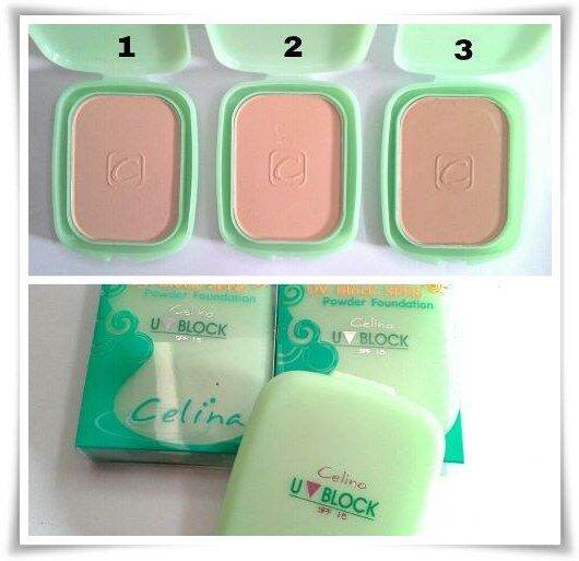 celina-oil-free-uv-block-spf15-powder-foundation-refill-เซลินา-แป้งพัฟ-รีฟิล