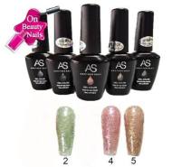 ASสีเจลกลิตเตอร์ สีแน่นติดทน(สินค้าแตก-หักทางร้านไม่รับเปลี่ยน-คืน)