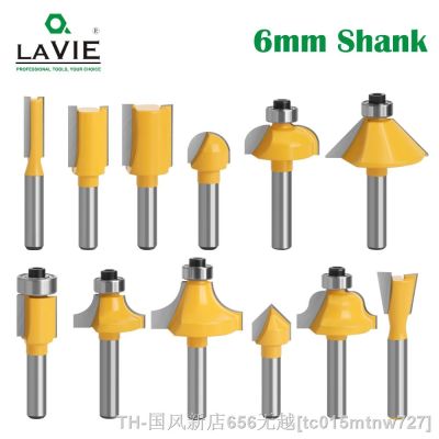 【LZ】✶☊◙  1pc 6mm Shank Router Bit Straight T Bit V Flush Trimming Cleaning Round Corner Cove Box Bits Milling Cutter for Wood MC06010