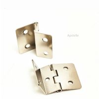 6Pcs 3 Fold 180 Degrees Wooden Box Hinge Small Right Angle Lotus Leaf Wooden Box Hinge Lotus Leaf Wooden Box Home Decoration