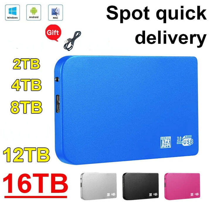 New SSD 1TB Flash Hard Drive External HDD High Speed USB3.0 2TB SSD