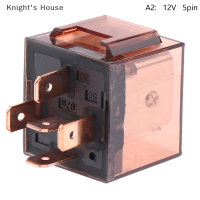 Knights House รีเลย์ยานยนต์กันน้ำ DC 1ชิ้น80A 12V24V 4 5Pin SPDT อุปกรณ์ควบคุมรถยนต์รีเลย์ความสามารถในการสลับความจุสูง