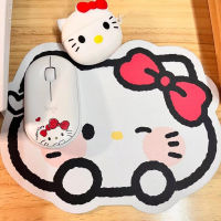 Sanrio การ์ตูนแท็บเล็ตแผ่นรองเมาส์คริสต์มาสแป้นพิมพ์ Pad Pc โต๊ะเสื่อเครื่องใช้สำนักงานนักเรียนรถไฟเหาะนักเรียนสร้างสรรค์ตารางเสื่อ