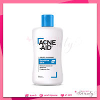 Acne-aid gentle cleanser 100ml acne aid แอคเน่เอด สีฟ้า ผิวแห้ง อ่อนโยน ผิวแพ้ง่าย vx