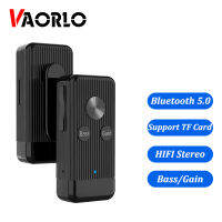 VAORLO 5.0 บลูทูธรับเสียง 3.5 มิลลิเมตรAUXแจ็คที่มีคลิปเสียงยกเลิกเพลงสเตอริโออะแดปเตอร์ไร้สายรองรับการ์ดTFเล่นเบสกำไรสวิทช์สำหรับรถKtiบ้านลำโพงหูฟัง