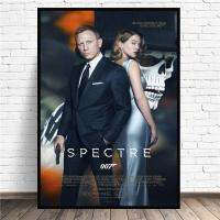 007 SPECTRE ศิลปะภาพวาดผืนผ้าใบรูปโปสเตอร์ผนังห้องนอนที่ทันสมัยแบบเรียบง่ายตกแต่งห้องนั่งเล่น ZSJ3816กรอบศิลปะบนผนัง