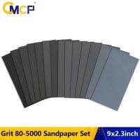 CMCP Sandpaper Set Water Dry Sanding Paper 9x3.6 inch Abrasive Sander Paper for For Wood Metal Automotive Polishing