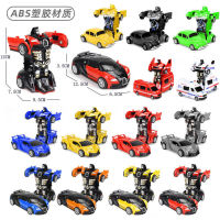 Transformer Toy Garage Kit Cute Cute Optimus Prime Robot Car Bumblebee Super Large Truck Model Genuine