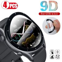 For Amazfit GTR 4 3 GTR 3Pro Smart Watch Soft Film Full Cover Screen Protectors For Huami Amazfit GTR 3Pro GTR4 Protective Film Wires  Leads Adapters