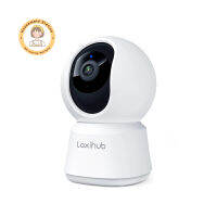 Laxihub 360° Indoor Security Camera, รุ่น P2 / P2T กล้องวงจรปิด ความละเอียด1080P และ 2K สั่งงานผ่านเสียง Alexa และ Google รับประกัน 6 เดือน By Housemaid Station