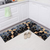 Geometry Waterproof Oilproof Kitchen Mat Modern Nordic Antislip Bath Rug Mats Home Bedroom Floor Living Room Car Kitchen Rug