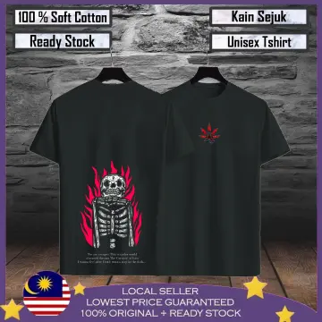 KID Free Fire Cotton Tshirt ready stock Malaysia baju free Fire