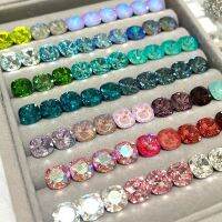 hotx【DT】 10PCS Multicolor Rhinestones 5A Glass Cushion Jewelry Decorations Loose Glue Strass Garment