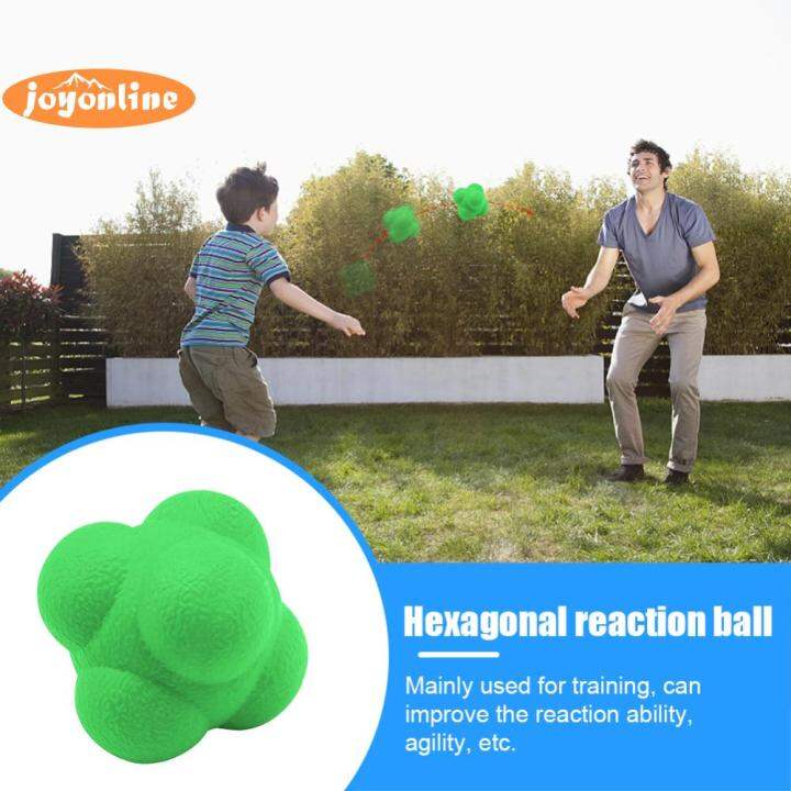 Hexagonal Reaction Balls for Coordination Training Improvement HandEye