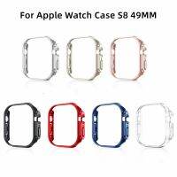 Full Case For Apple Watch Series 49MM Plating Hollow out Cover For iWatch Ultra 8 Accessories Correa