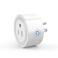 10A US WIFI Smart Socket Plug Adapter Smart Home Tuya Outlet Power Monitor Timer ทํางานร่วมกับ Alexa Google Home App⋄