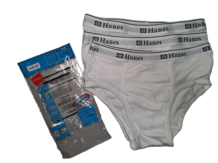 Hanes Hipster Brief Original - 3pcs - Cotton Blend - White | Lazada PH