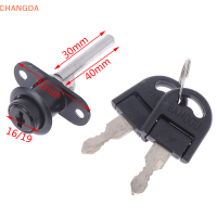 ?【Lowest price】CHANGDA 1PC 16mm Zinc Alloy CAM ล็อคประตูตู้ตู้ตู้แท่นวางตู้เก็บของ + 2กุญแจ