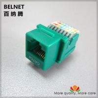 5pcs UTP RJ45 Connector CAT5e Network Module Tool-free Information Socket Cable Adapter Keystone Jack for Amp Computer Ethernet Cables