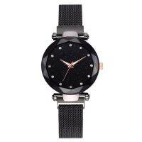 ⌚Relogio Feminino Mode Frauen แม่เหล็กตาข่าย Gürtel Uhr Frauen Kleid Leucht Quarz Armbanduhr Zegarek Damski