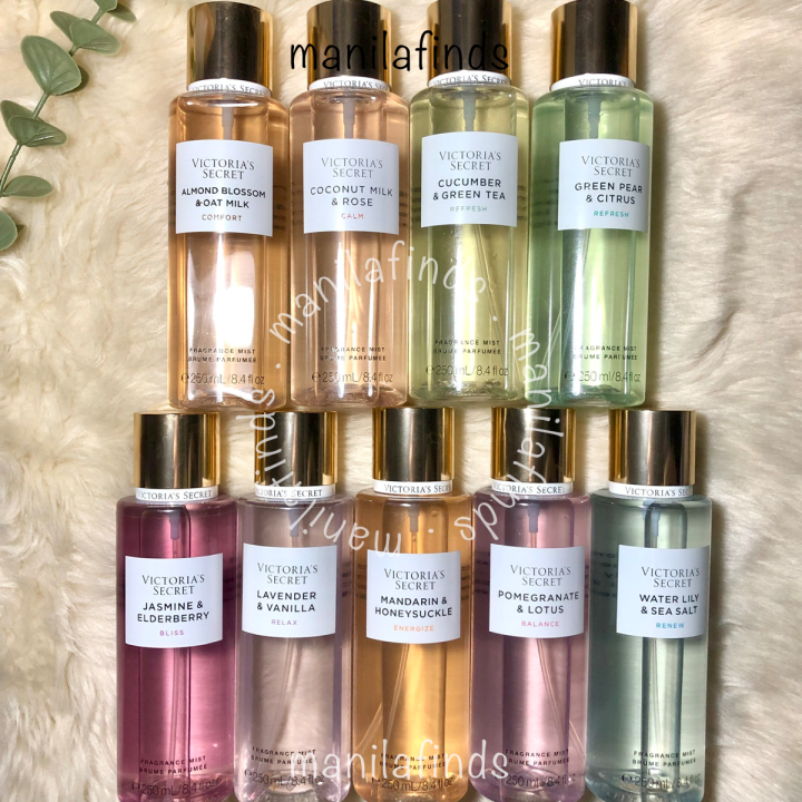Victoria's Secret Natural Beauty Collection Mist VS decant Victoria's Secret  decant 1mL 3mL 5mL 10mL 30mL 250mL Lavender and Vanilla, Coconut Milk and  Rose Jasmine and Elderberry, Pomegranate and Lotus, Water Lily