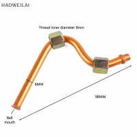 [HAOWEILAI] 9มม.ด้ายอลูมิเนียมอากาศคอมเพรสเซอร์ไอเสียท่อเปลี่ยนชิ้นส่วนเสียง