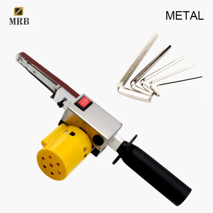 Handheld Grinder Electric Belt Sander Mini Sanding Polishing Machine