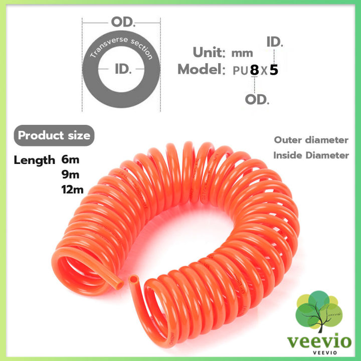 veevio-สายปั๊มลม-pu-8mmx5mm-แบบขดสปริง-ยาว6-9-12-เมตร-หัวขายแยก-spring-trachea