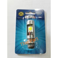 ?โปรจัดเต็ม... หลอดไฟหน้า แป้นเล็ก LED 12V BJAI ขั้ว T19 ราคาถูก ไฟหน้า led มอเตอร์ไซค์ ไฟหน้ารถมอเตอร์ไซค์ ไฟหน้า มอเตอร์ไซค์ LED โปรเจ็คเตอร์ ไฟหน้า LED 6ชิป 6500K แสงสีขาว และ สีฟ้า