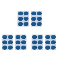 36 PCS/Set of Drum Kit Muffler Stickers Silica Gel Sticker Drum Dampeners Gel Pads Snare Drum Muffler Mute Blue