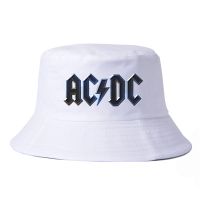 AC DC Leopard Print Rock &amp; Roll Bucket Hat Female Casual 3D Print Fisherman Cap Fashion Man Blues Rock Hat Panama Fishing Caps