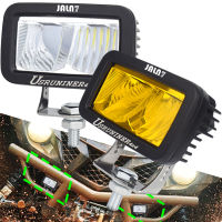 ไฟหน้ารถมอเตอร์ไซค์ไฟ Led ATV UTV 20W สีขาวสีเหลืองลำแสงต่ำไฟตัดหมอก DC 12V 24V