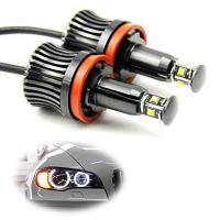 สีขาว CREE 20วัตต์พลังงานสูง H8 LED นางฟ้าตาเข้ากันได้กับสำหรับ BMW E60 E61 E90 X5 A19 E71 E82 E89 1 3 5 Series E70