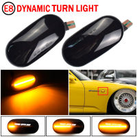 2Pcs สำหรับ HONDA Prelude CRX S2000 Integra Fit Del Sol Acura Civic LED แบบไดนามิกไฟเลี้ยวด้านข้าง Marker ลำดับ Blinker